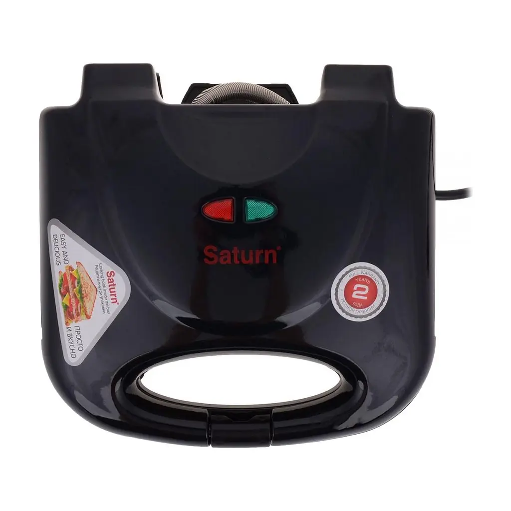 Сендвічниця Saturn ST-EC1082 Black - фото 2