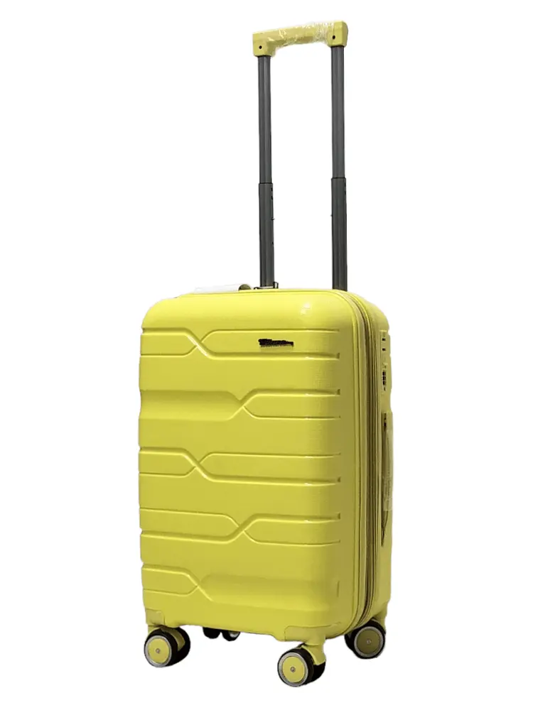 Валіза маленька S поліпропілен Milano bag 0306 56×35×24см 33л Жовтий - фото 2