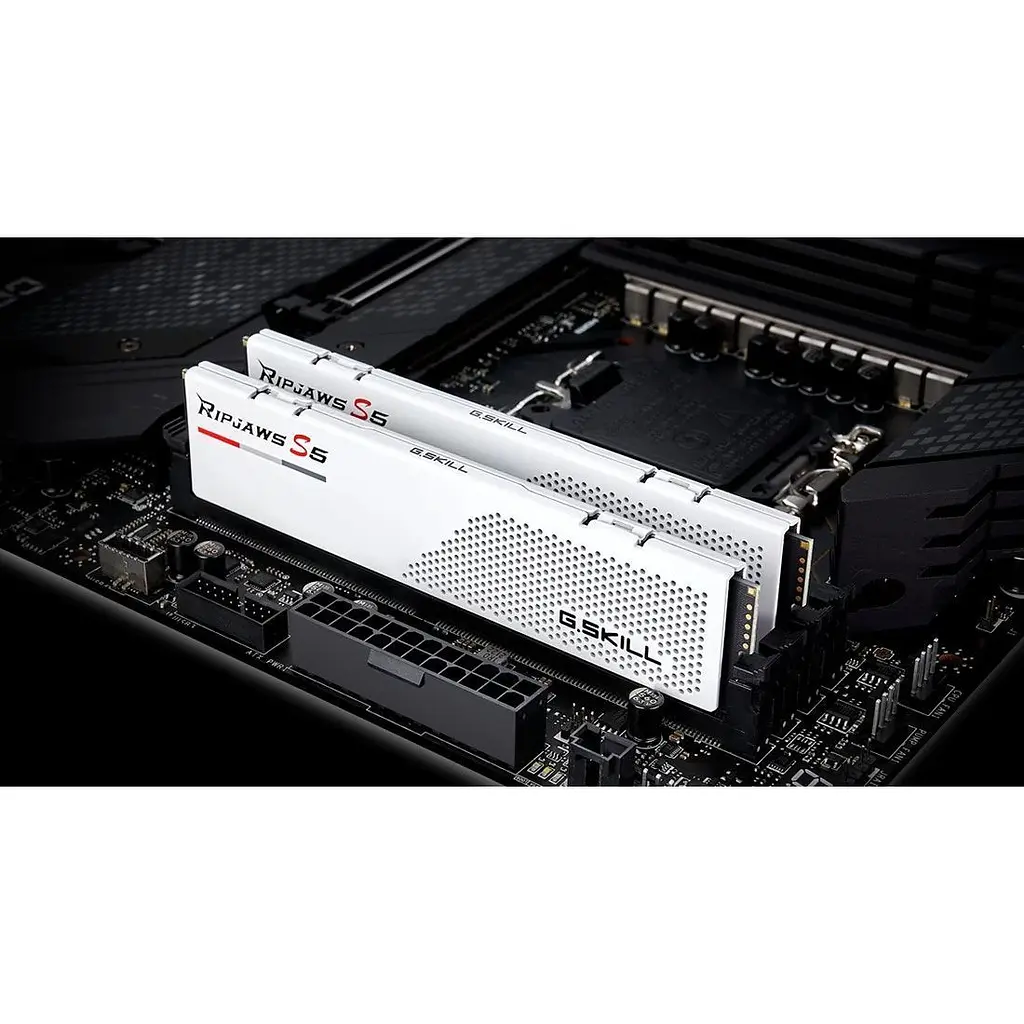 Модуль памяти DDR5 G.Skill Ripjaws S5 2x16GB 5600MHz White [F5-5600J3636C16GX2-RS5W] [148694] - фото 5