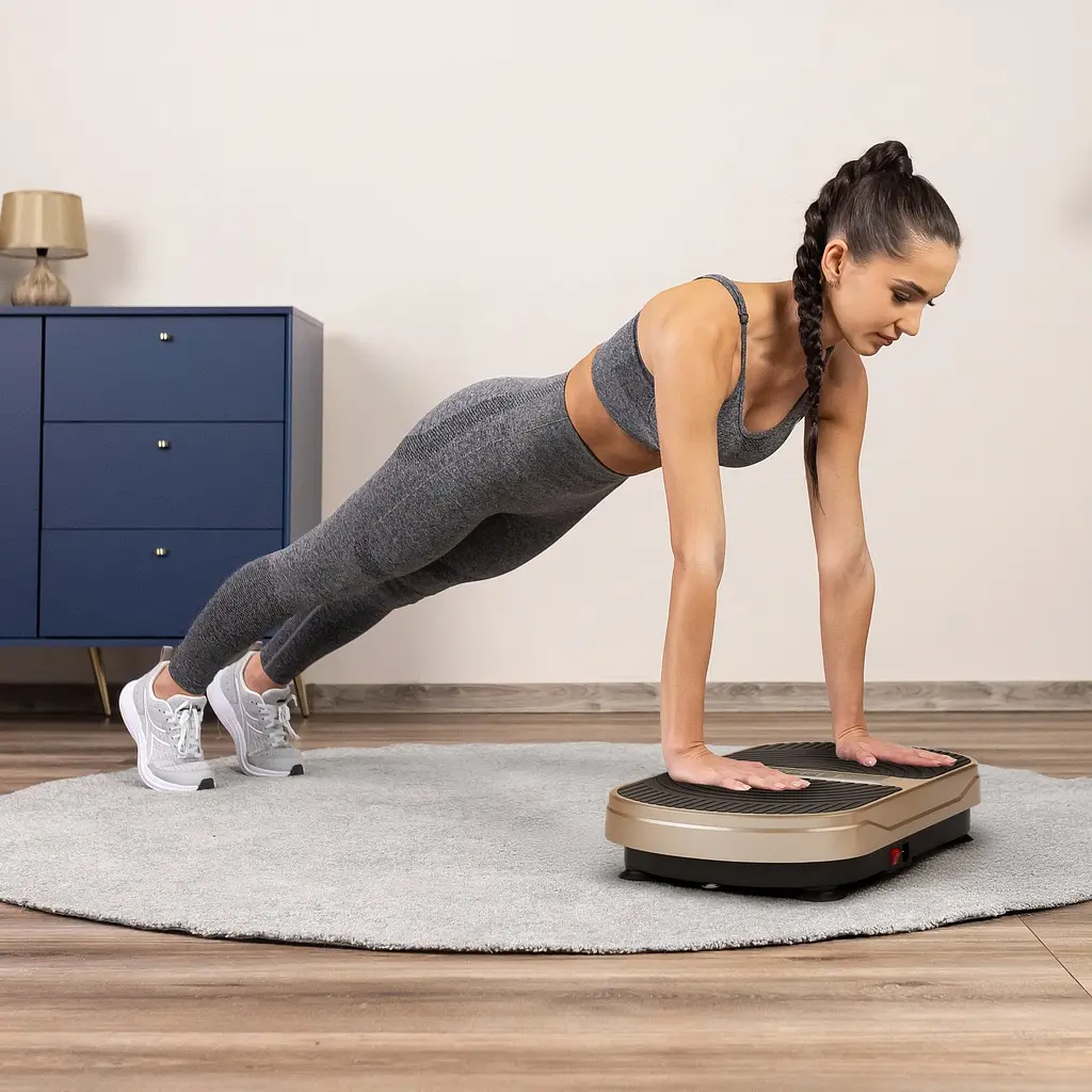 Вібраційна платформа GYMTEK XP300 золотистий - фото 5