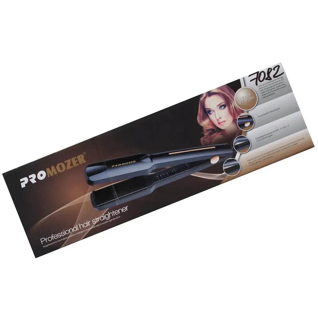 Профессиональная плойка щипцы Pro Mozer Mz 7082 выпрямитель волос утюжок для волос - фото 3