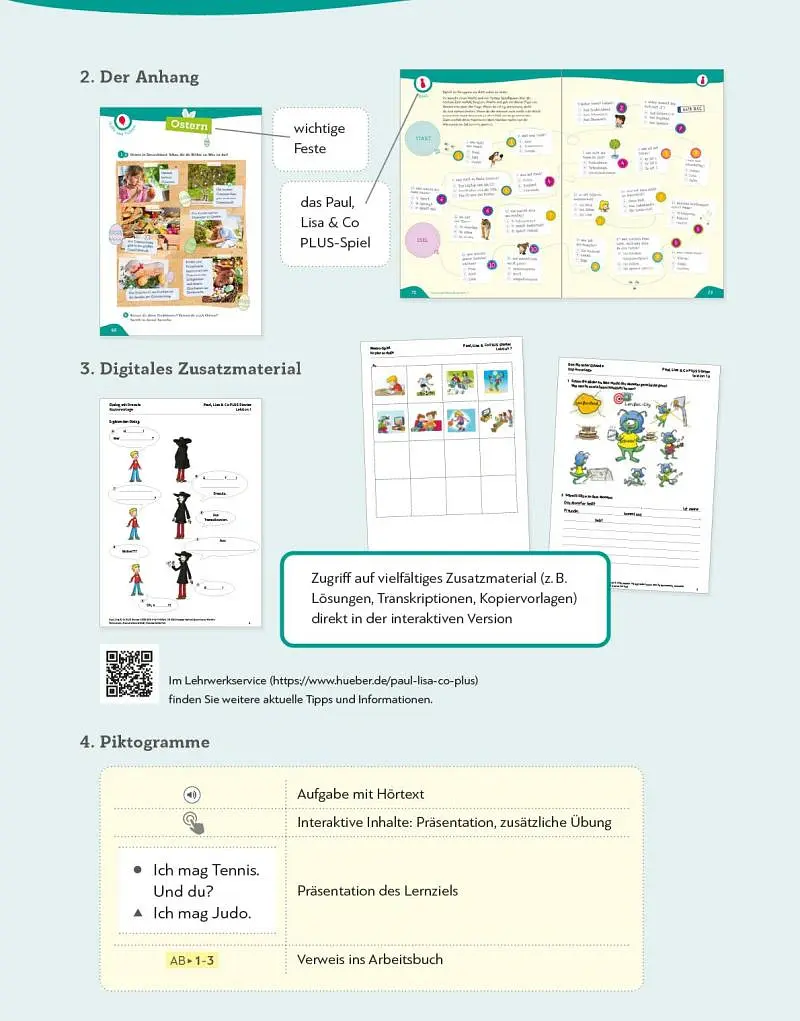 Paul, Lisa & Co PLUS Starter Kursbuch plus interaktive Version Deutsch für Kinder Deutsch als Fremdsprache - Моніка Боверманн - фото 3