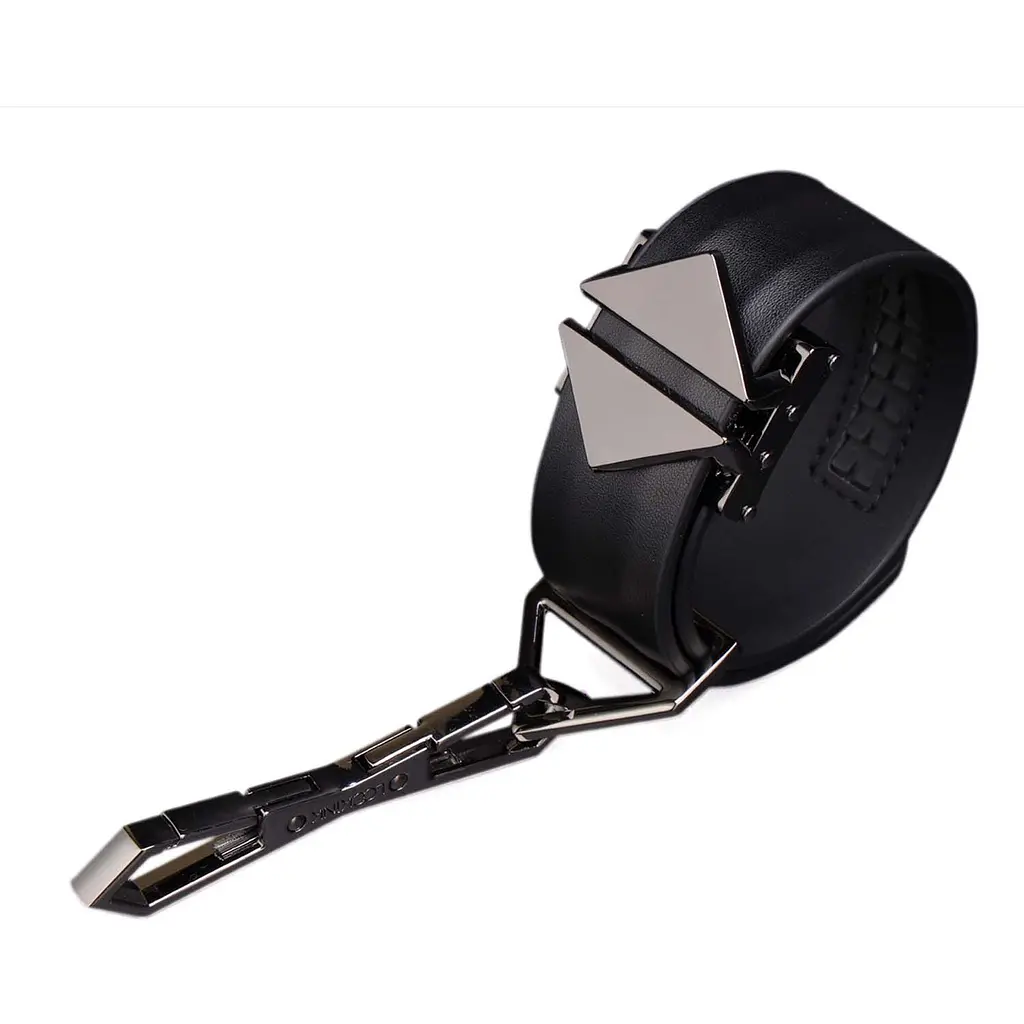 Набір фіксаторів для рук та ніг LOCKINK Hogtie Set, чорний, ремені з натуральної шкіри - фото 4