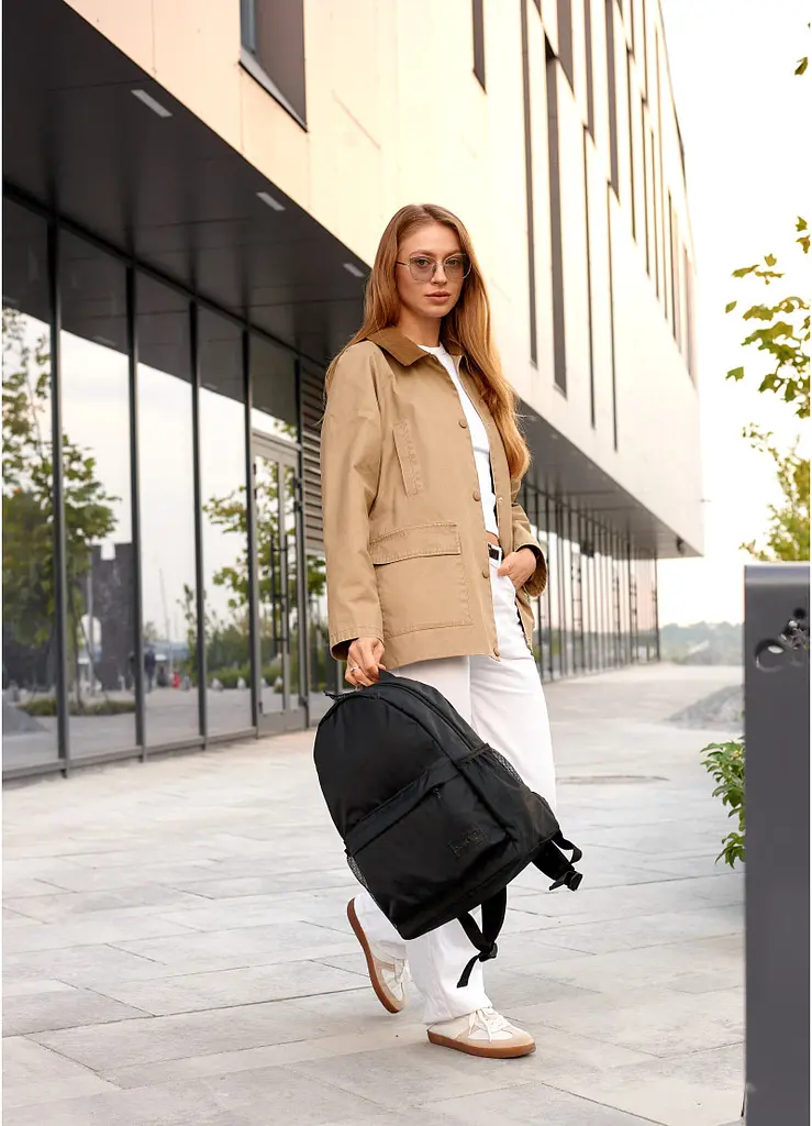 Женский рюкзак Sambag BRIX PJT CLASSIC черный 40 x 27 x 15 см (11711065) - фото 4