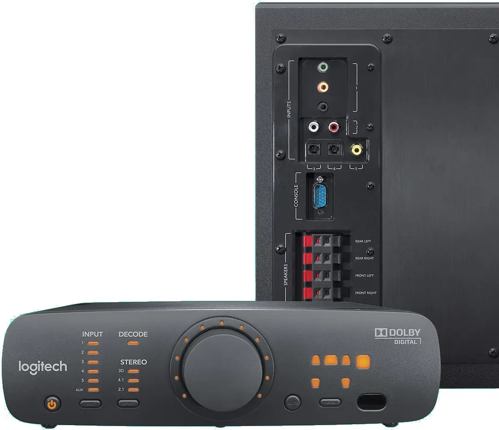 Колонки для домашнего кинотеатра Logitech Z906 5.1 Surround Sound Speaker System (980-000468) - фото 4