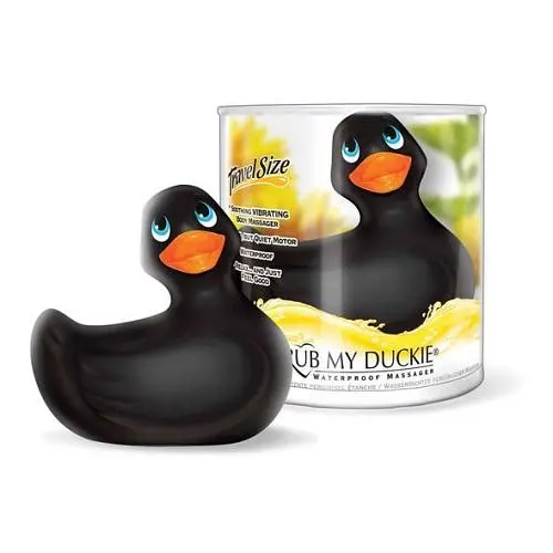 Вибратор для клитора Big Tease Toys I Rub My Duckie Classic 7.6 см черный - фото 2