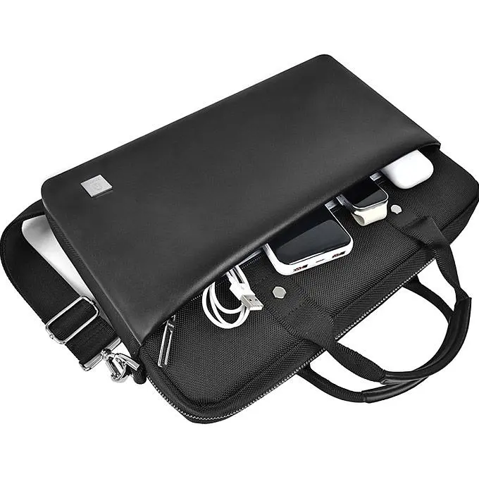 Сумка для ноутбука WiWU Hali Laptop Bag for MacBook 15.6` Black (6976195091755) [98327] - фото 6