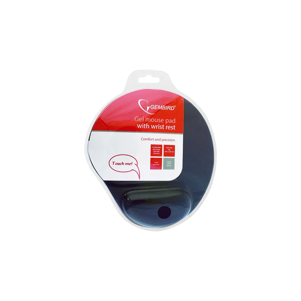Килимок для мишки Gembird MP-GEL-BK - фото 2
