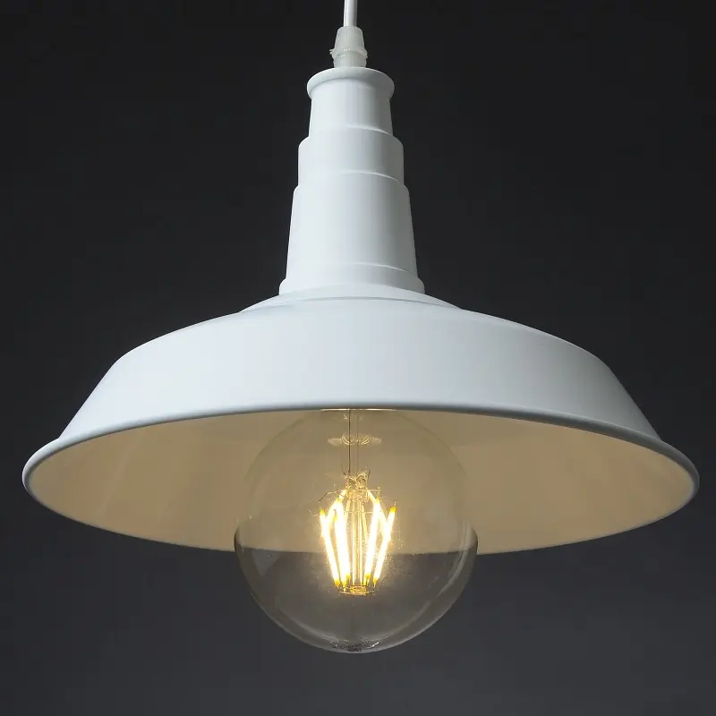 Люстра подвесная Brille лофт в спальню E27 60W WH (BL-221S/1) - фото 6