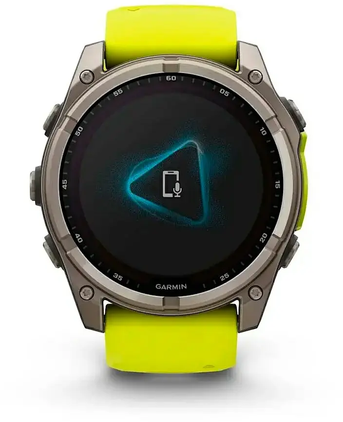 Смарт-часы Garmin Fenix 8 51mm Solar Sapphire Titanium w. Amp Yellow/Graphite Silicone Band (010-02907-20/21) - фото 6