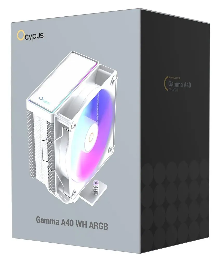 Кулер для процесора Ocypus GAMMA A40 WH ARGB (GAMMA-A40-WH1AAWN00X-GL) - фото 10