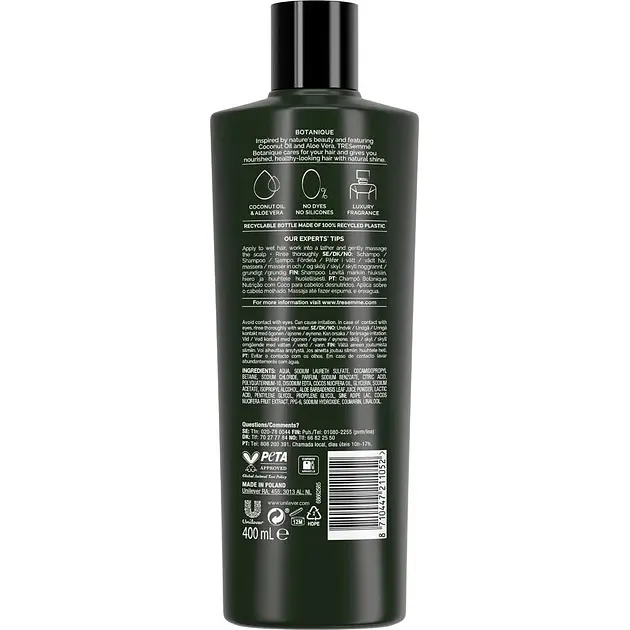 Шампунь для волосся TRESemme Botanique Detox зволожувальний 400 мл - фото 2