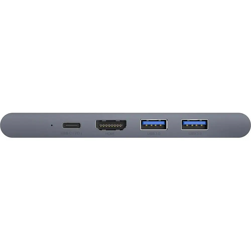 USB-Хаб Baseus USB Type-C 7-in-one smart Grey (CAHUB-L0G) - фото 2