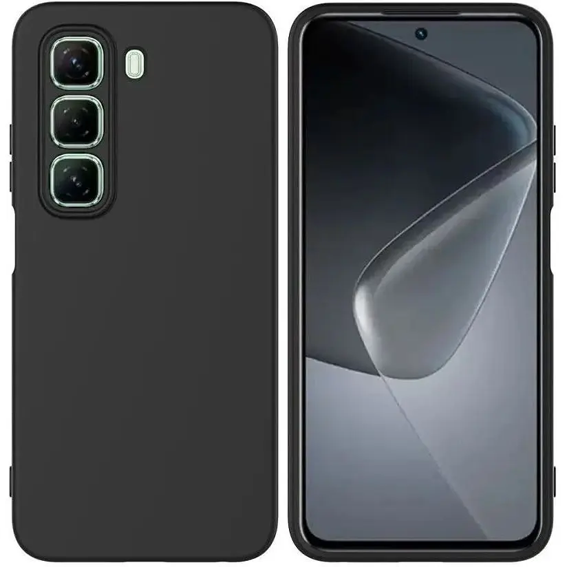 Силіконовий чохол BeCover для Infinix Hot 50 Pro (X6881) Black (712740) - фото 1