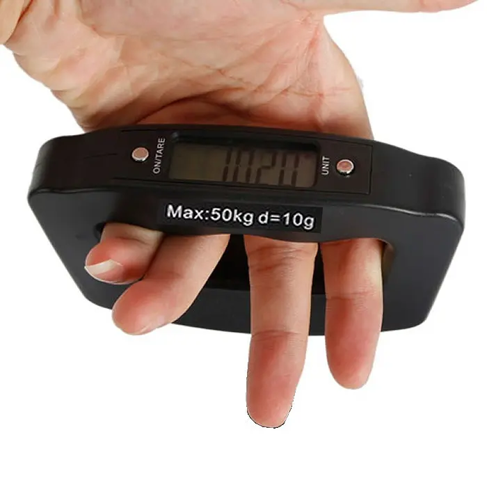 Кантер ручные электронные весы для багажа с подсветкой Luggage Scale 50kg (1522 ACS A09) ручні ваги - фото 3