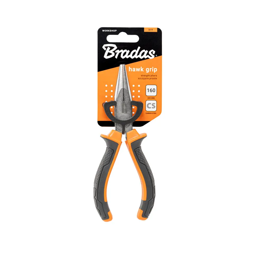 Плоскогубці прямі Bradas HAWK GRIP, 160 мм (DIY-PL1112/6) - фото 3