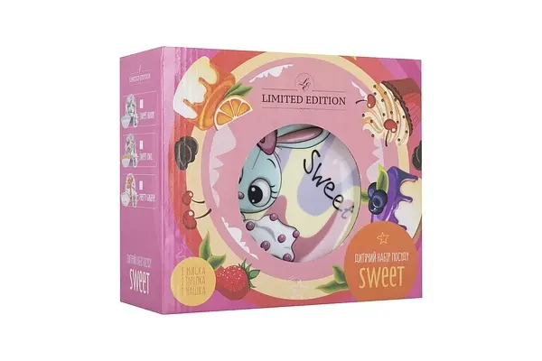 Набір дитячого посуду Limited Edition Sweet Bunny, 3 предмети (C523) - фото 3