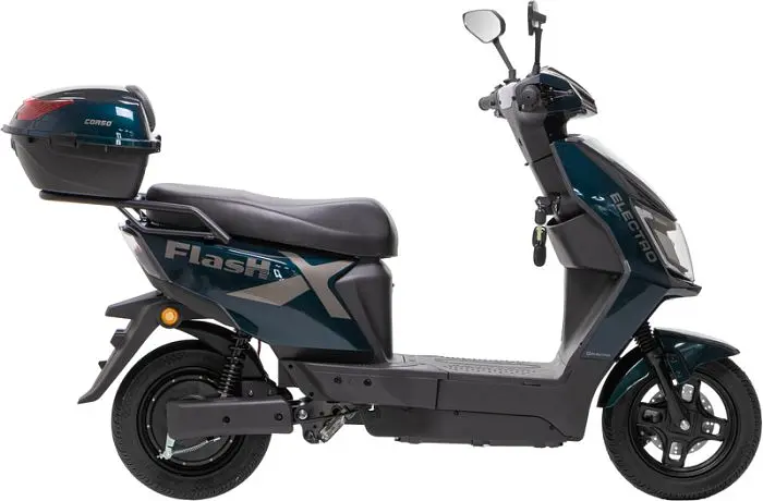 Електроскутер Двомісний Corso FLASHX (1200W 72V/23Ah LiFePO₄) Зелений - фото 3