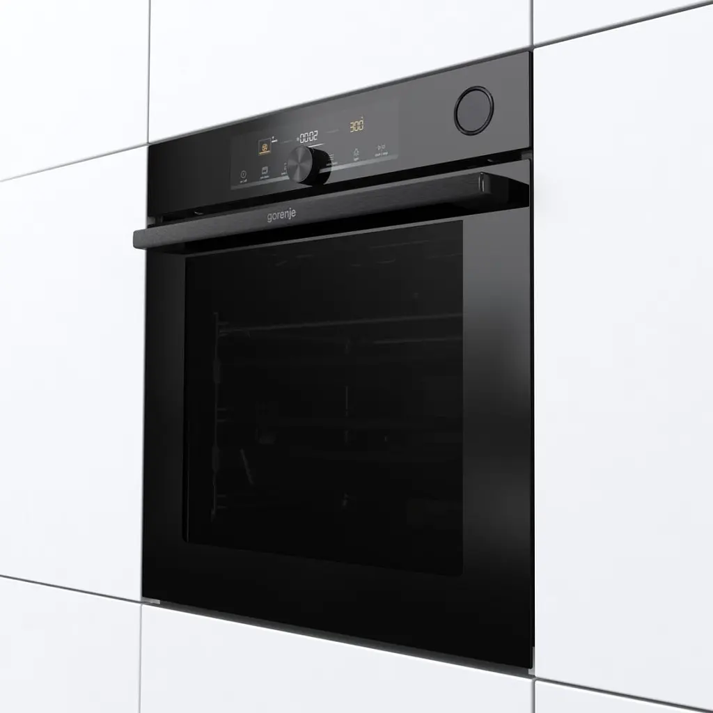 Духова шафа електрична Gorenje 77 л A+ пара дисплей 300°C Wi-Fi чорний - фото 4