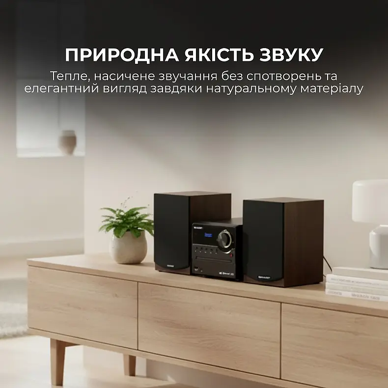 Музыкальный центр Sharp XL-B517D(BR) Brown - фото 3