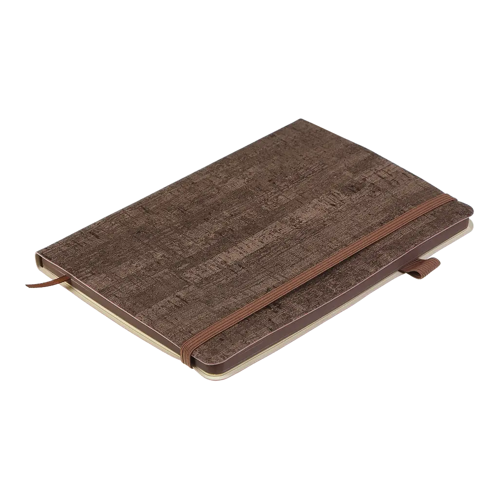 Блокнот деловой Buromax Logo2U Wood А5 96 л. в клеточку обложка искусственная кожа бежевый (BM.295114-28) - фото 3