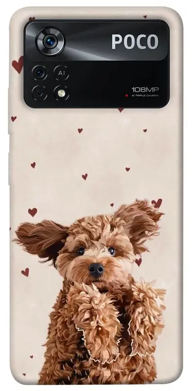 TPU чохол Demsky Сute doggy для Xiaomi Poco X4 Pro 5G