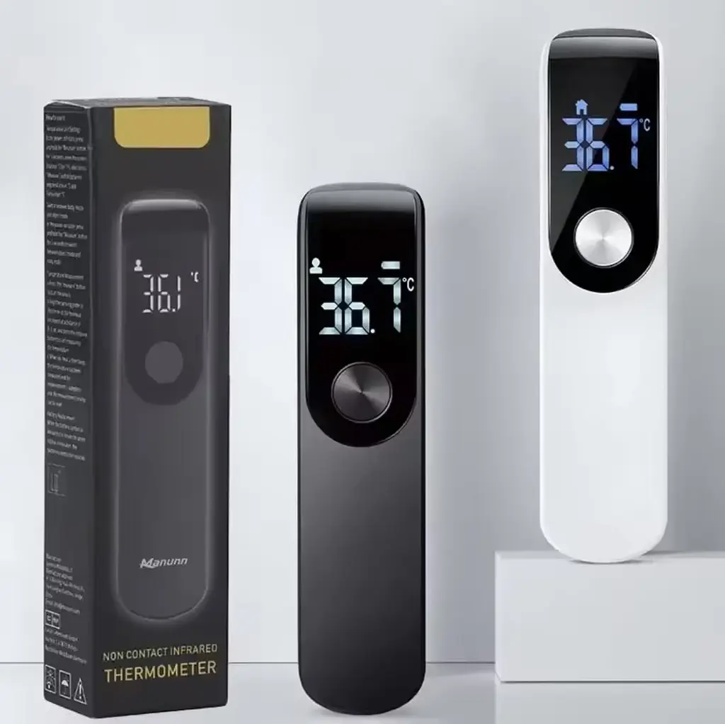 Безконтактний інфрачервоний термометр для тіла та поверхонь з LED-дисплеєм - фото 11