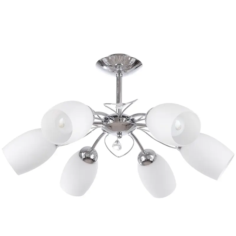 Люстра подвесная Brille E27 40W CHR (LK-212S/6) - фото 1