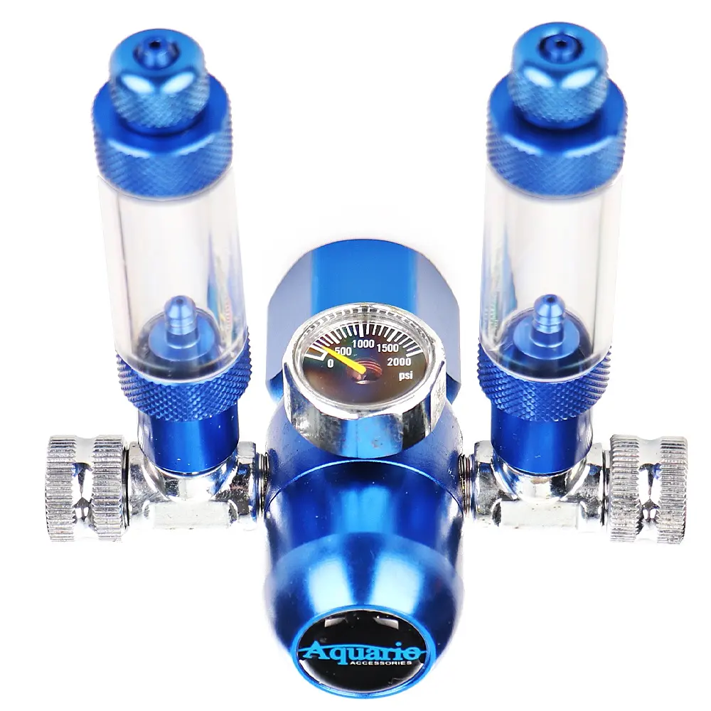 Редуктор CO2 Aquario BLUE TWIN Standard на два виходи - фото 3