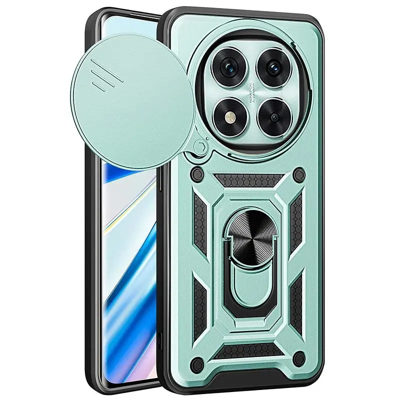 Чохол Ummi Camshield Serge Ring для Xiaomi Redmi Note 15 Pro+ 5G / Poco M8 Pro 5G Зелений / Green - фото 2