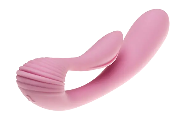 Вібратор Adrien Lastic G-wave вагінально-кліторальний з двома моторами, 18х3.2 см рожевий - фото 2