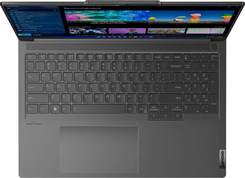 Ноутбук Lenovo ThinkBook 16p-G4 16' WQXGA IPS AG, Intel i5-13500H, 32GB, F512GB, NVD4050-6, Win11P, сірий (21J80015RA) - фото 10