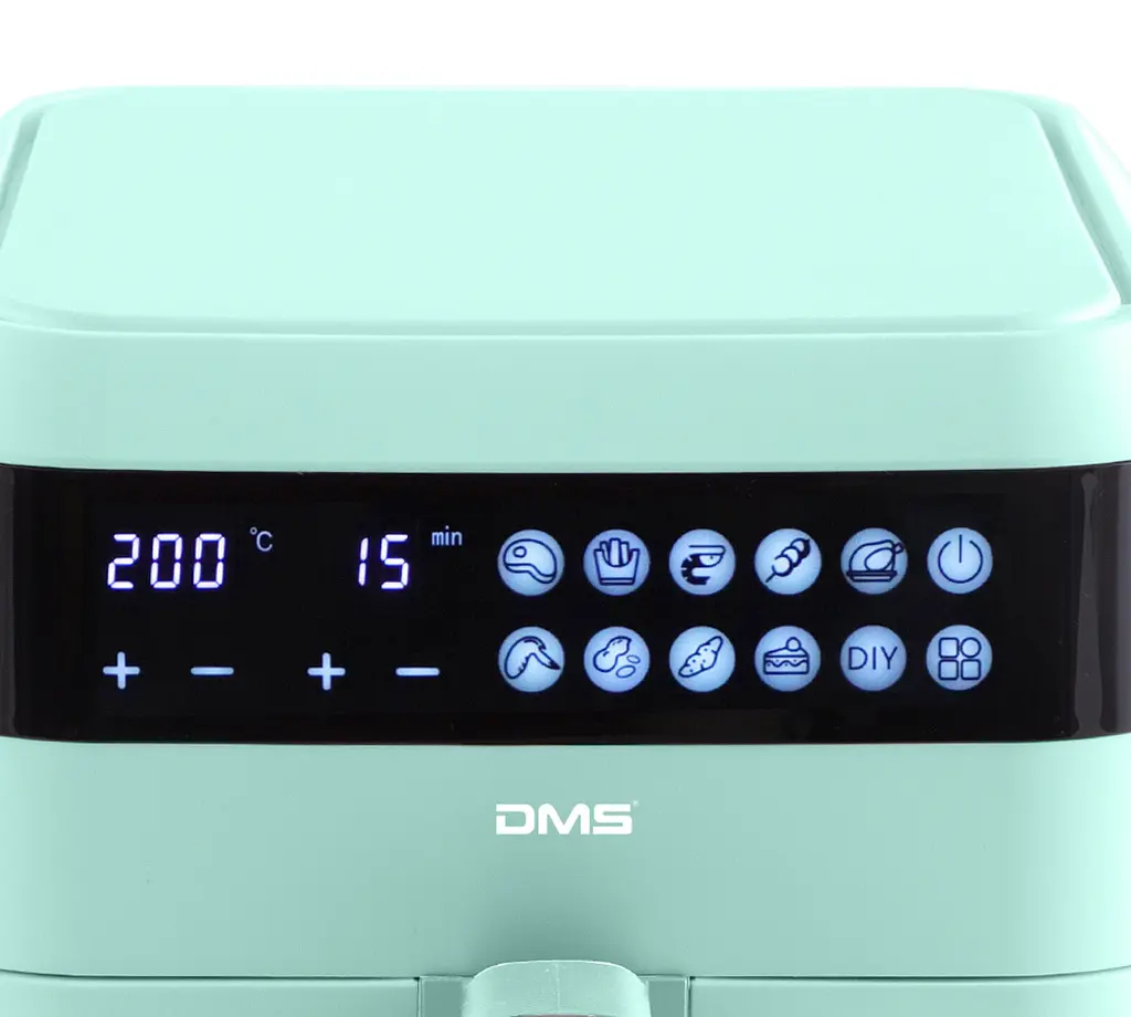 Багатофункціональна піч 10 програм DMS HFG-7R 1600 Вт з духовкою системою Air Fryer функція гаряче повітря - фото 3