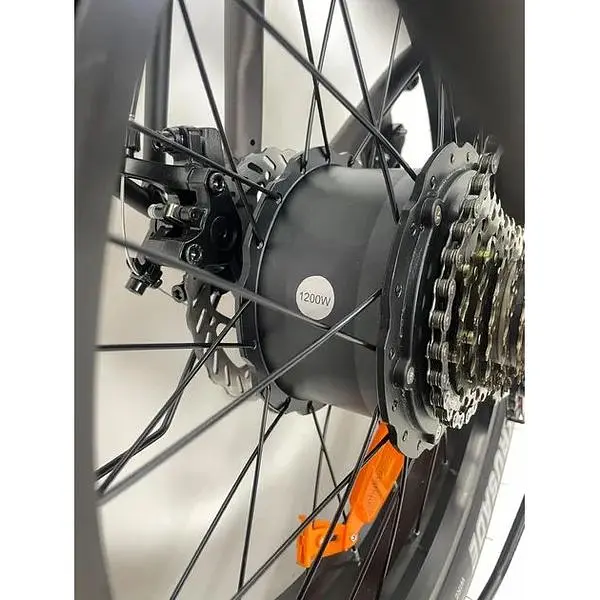 Електровелосипед E-scooter FateBike Mega 1000 1200W 48V 21Ah сірий - фото 13