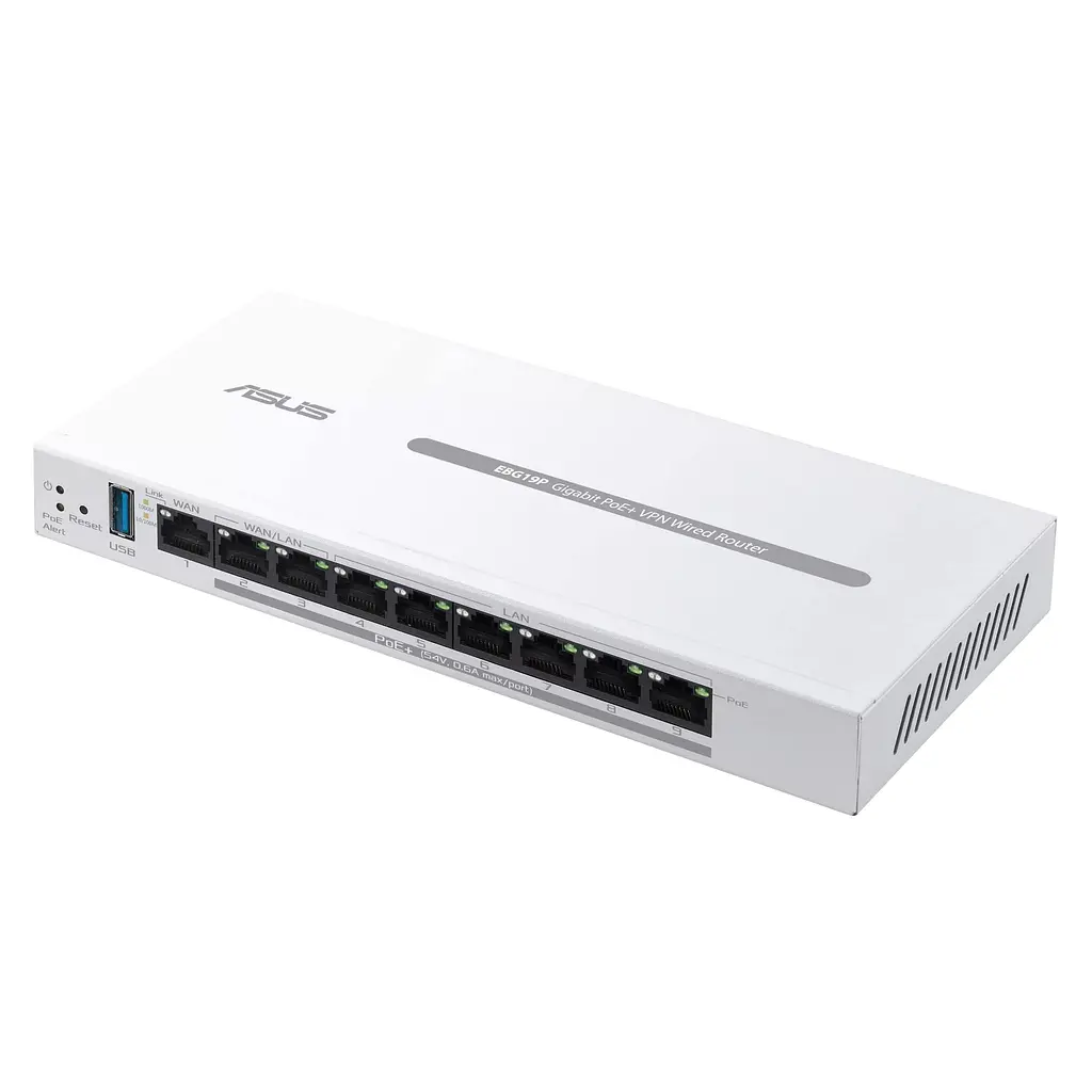Маршрутизатор ExpertWiFi EBG19P 8xGE LAN (8xPoE), 1xGE WAN, 1xUSB 3.2, 123W, BT Asus teh0017241 - фото 4