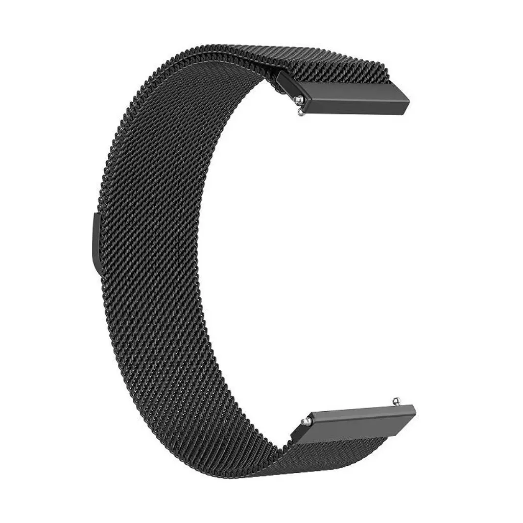 Ремінець до смарт-годинника BeCover Milanese Style для Samsung Galaxy (20mm)/Watch 5/ Watch 4.../Gear S2 Classic/Gear Sport Black (707671) - фото 2
