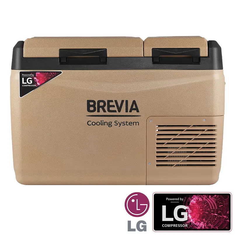 Холодильник автомобильный Brevia 31л (компрессор LG) двухкамерный 23335 - фото 2