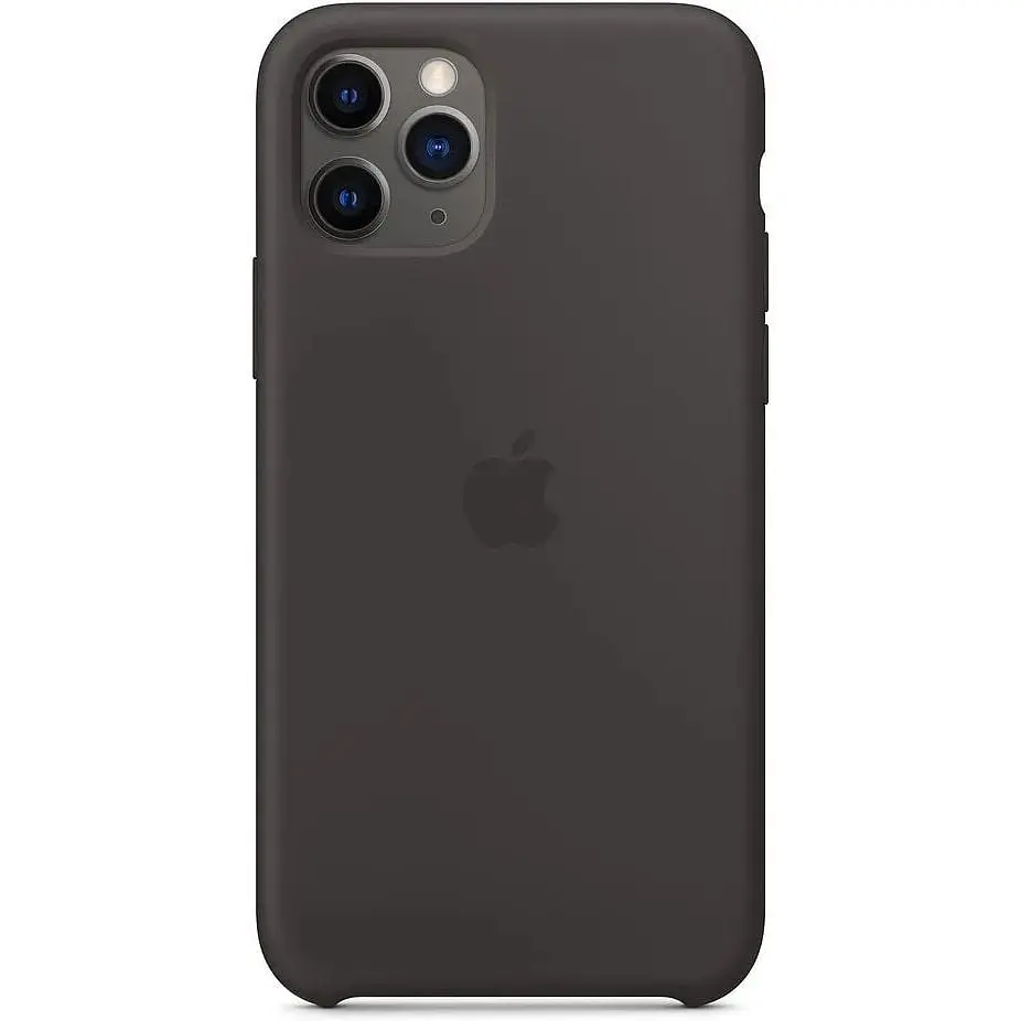 Оригинальный силиконовый чехол Apple Silicone Case для iPhone 11 Pro (5.8") Black (MWYN2ZM/A) - фото 9