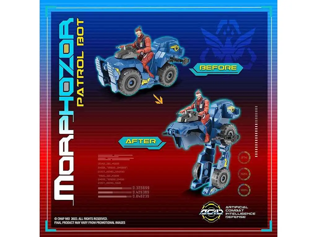 Ігровий набір A.C.I.D. MorphoZor Patrol Bot/МорфоЗор Патрульний робот, 535003 - фото 4