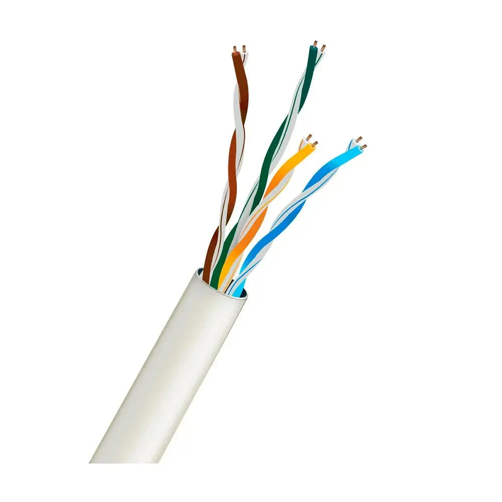 Кабель вита пара UTP CAT5E CU 0.5 PVC Indoor Kraft White 305m (33-00017) - фото 2