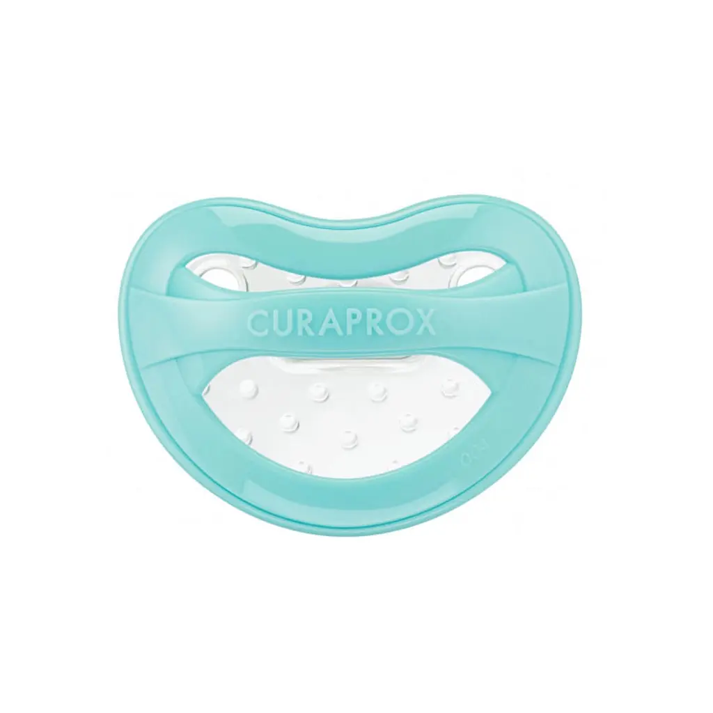 Пустышка Curaprox для дітей віком від 18 до 36 місяців Бірюзова (Babysoother turquoise s2) - фото 4