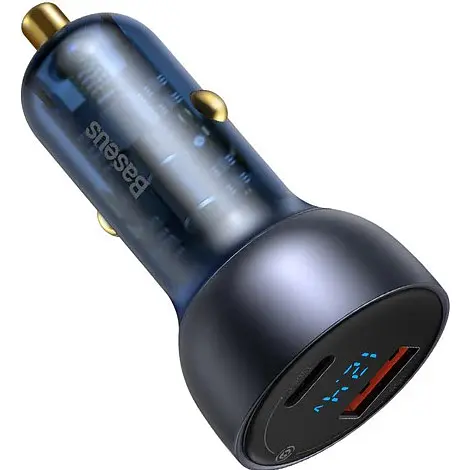 Автомобільний зарядний пристрій Baseus Particular Digital Display Dual QC4.0+ 65W [CCKX-C0G] [110005] - фото 3