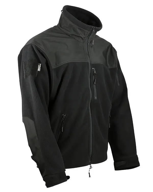 Флісова кофта Kombat UK Defender Tactical Fleece M Чорна (1000-kb-dtf-blk-m) - фото 2