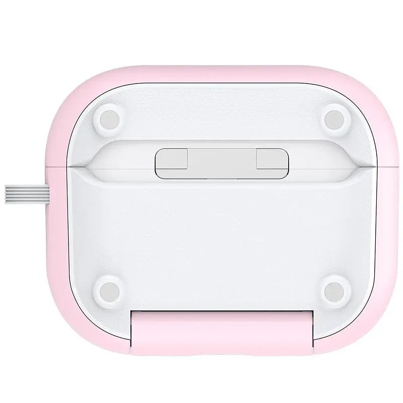 Ударостійкий футляр Dux Ducis Armor Series для AirPods Pro 3 White / Pink - фото 2