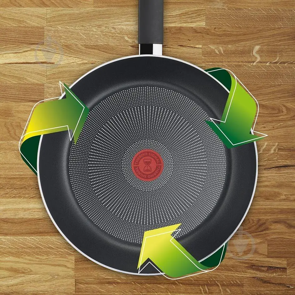 Сковорода Tefal Perfect Touch 24 см (3020432), с трехслойным титановым антипригарным покрытием Titanium 3Х - фото 6