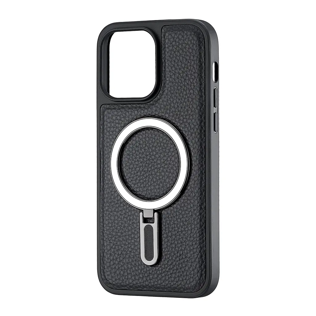 Чохол Jinduka Leather Ringo iPhone 14 Pro Max Black
