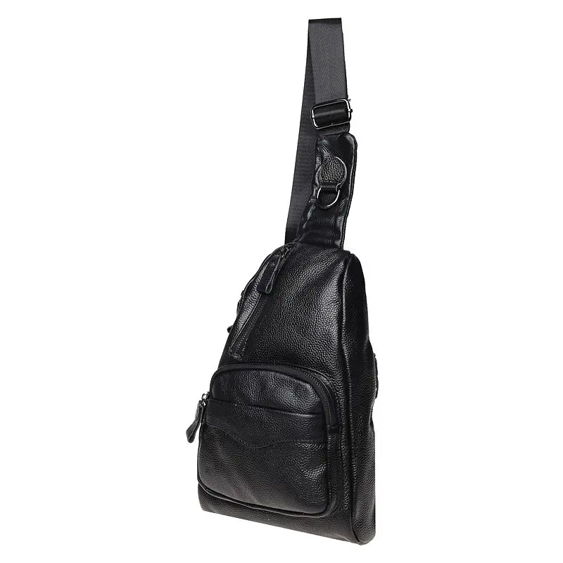 Чоловічий рюкзак Borsa Leather K1029 32x21x5 см Чорний (11003) - фото 4