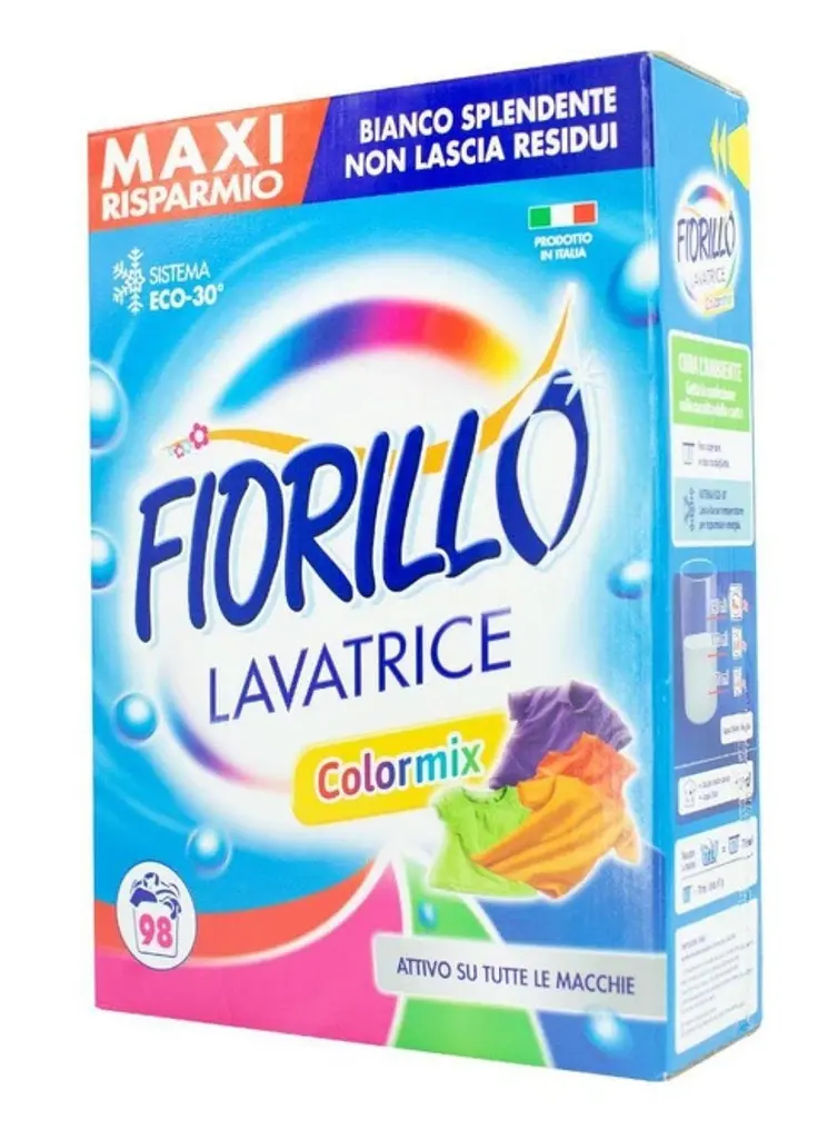 Порошок для прання кольорових речей Fiorillo Colormix 6 кг (98 прань)