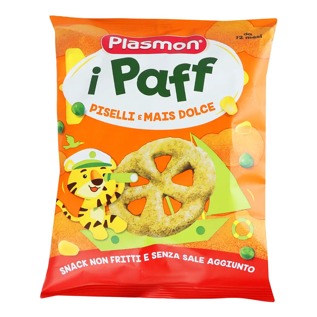 Снеки Plasmon Baby Puffs з гороху та кукурудзи, 15 г - фото 2