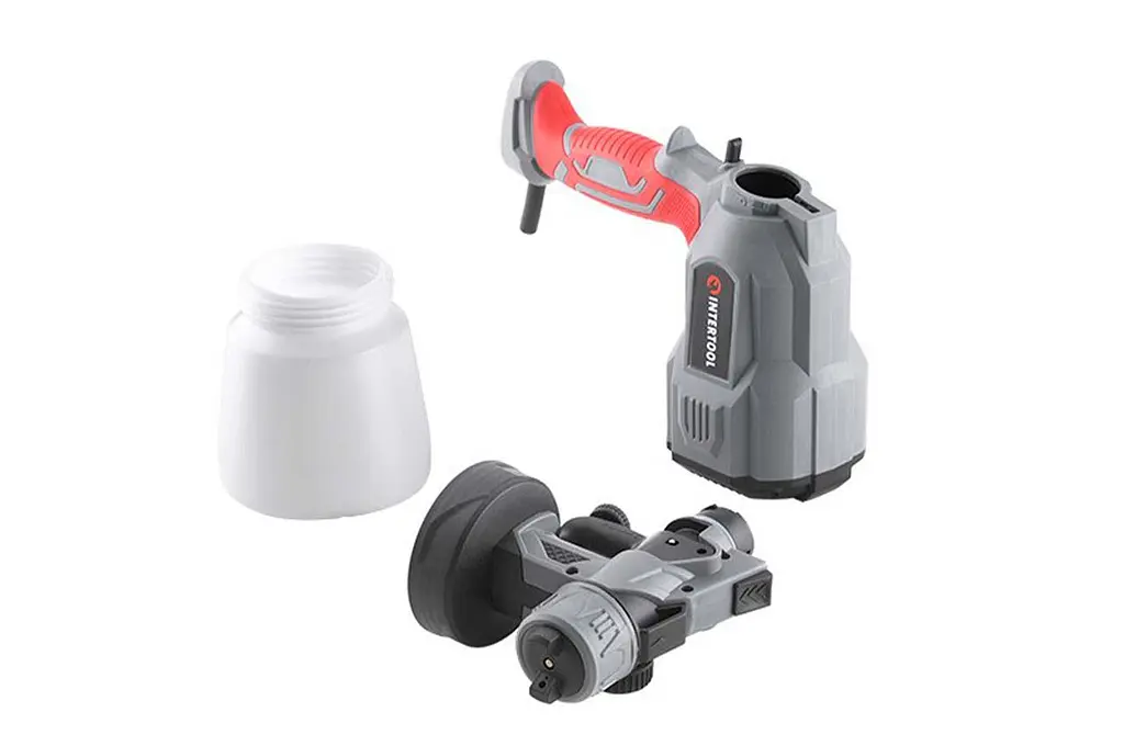 Краскопульт электрический HVLP Intertool DT-5055 550Вт x 800мл x 1.8мм НБ - фото 5